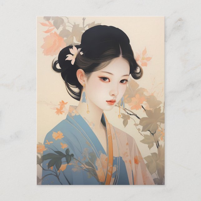 Chinese Women Gift Collection Postcard (Front)