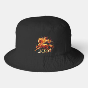 Chinese Year of Horse 2026 Celebrations Bucket Hat