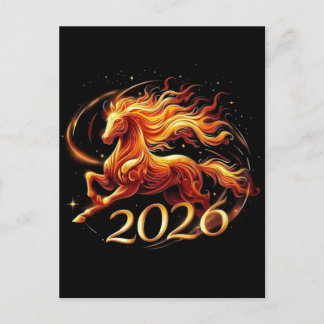 Chinese Year of Horse 2026 Celebrations Postcard