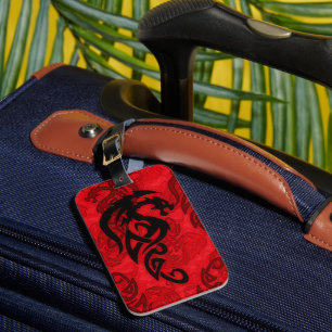 Chinese Year of the Dragon Art Luggage Tag