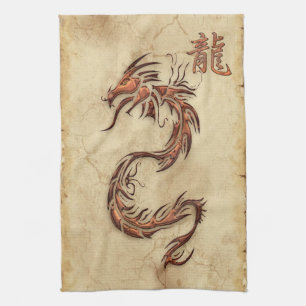 Chinese Year of the Dragon Asian Towels