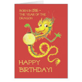 Chinese Year of the Dragon Birthday 1916 (Front)