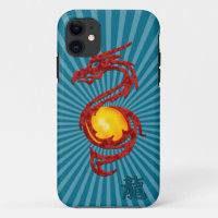 Chinese Year of the Dragon Metalic Red