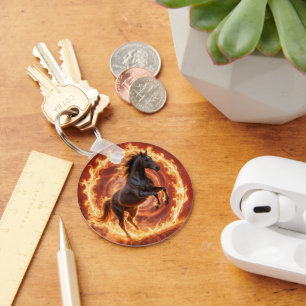 Chinese Year of the Fire Horse Keychain