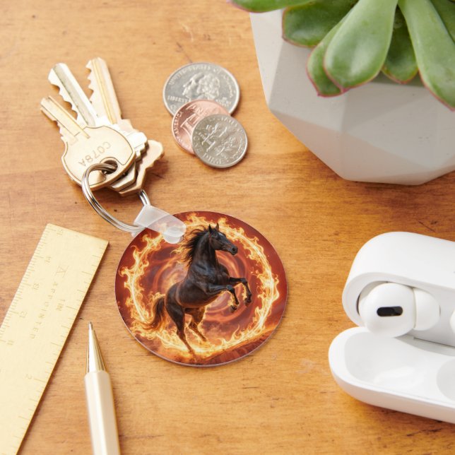 Chinese Year of the Fire Horse Keychain (Desk)