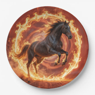 Chinese Year of the Fire Horse Paper Plates