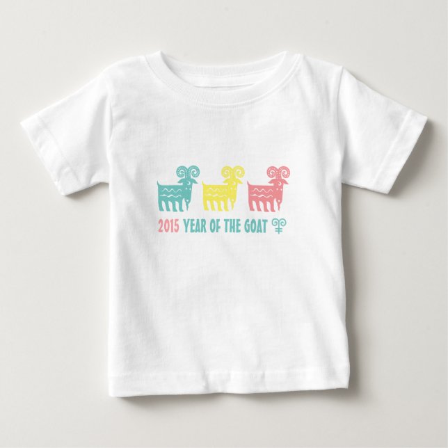 Chinese Year of the Goat Fun Gift  Baby T-Shirt (Front)