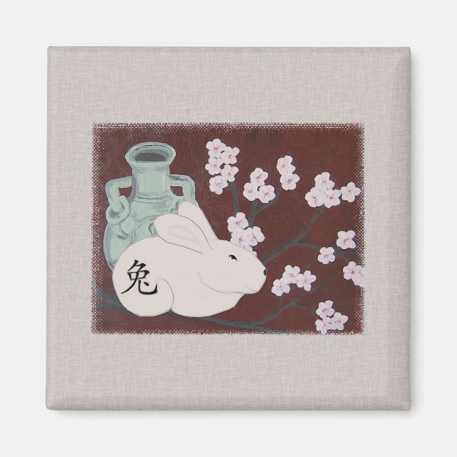 Chinese Year of the Rabbit Magnet (Front)