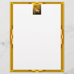 Chinese Year of the Ram, Golden Framed Chinese Ram