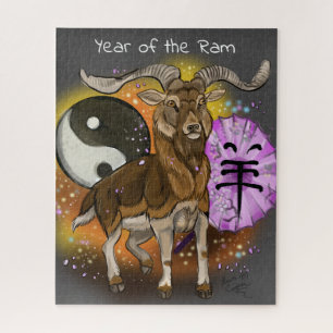 Chinese Year of the Ram Jigsaw Puzzle