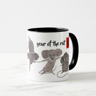 Chinese Year of the Rat   Custom Year Mug