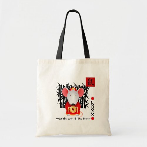 Chinese Year of the Rat   Custom Year Tote Bag