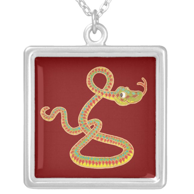 Chinese Year of the Snake Necklace (Front)