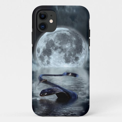 Chinese Year of the Snake Water Snake Black Snake iPhone 11 Case