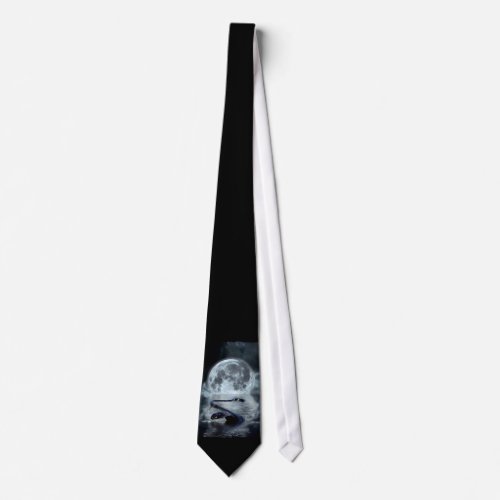 Chinese Year of the Snake Water Snake Black Snake Neck Tie