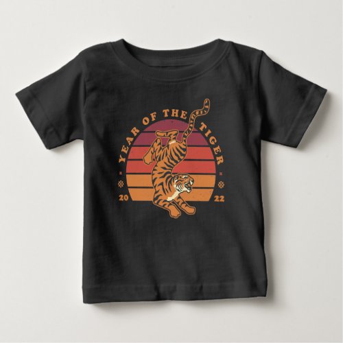 Chinese Year of the Tiger 2022 Baby T_Shirts