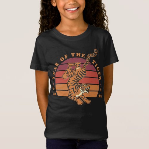 Chinese Year of the Tiger 2022 Fine Jersey T_Shirt