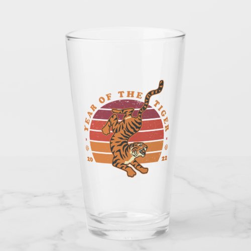 Chinese Year of the Tiger 2022 Glass
