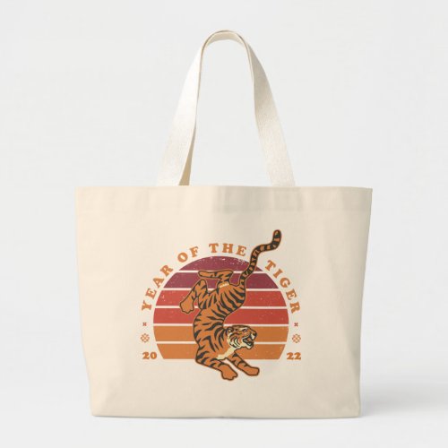 Chinese Year of the Tiger 2022 Jumbo Tote Bags