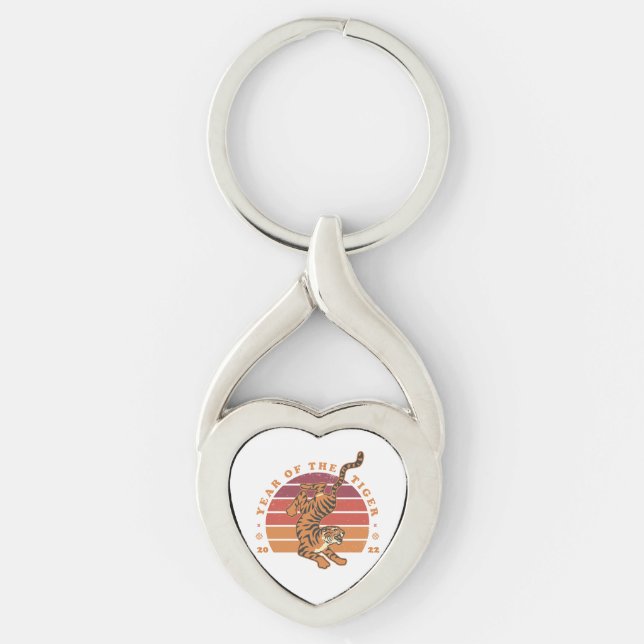 Chinese Year of the Tiger 2022 Keychains (Front)