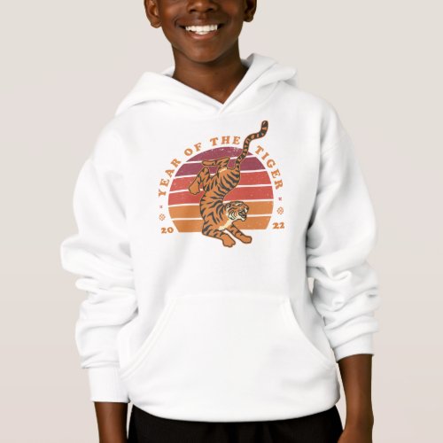 Chinese Year of the Tiger 2022 Kids Hoodies