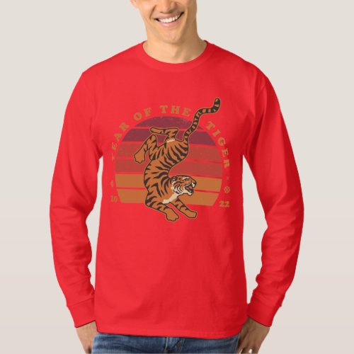 Chinese Year of the Tiger 2022 Long Sleeve TShirts