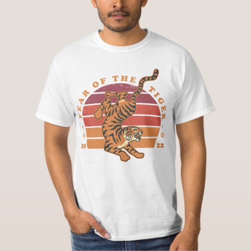 Chinese Year of the Tiger 2022 Mens T_Shirts