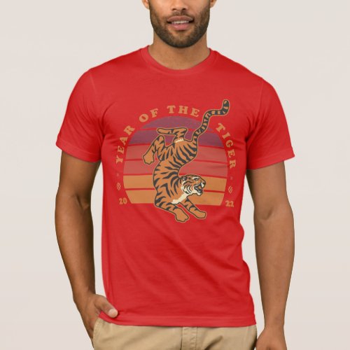 Chinese Year of the Tiger 2022 Mens T_Shirts