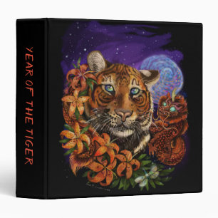 Chinese Year of the Tiger 2022 New Art 3 Ring Binder