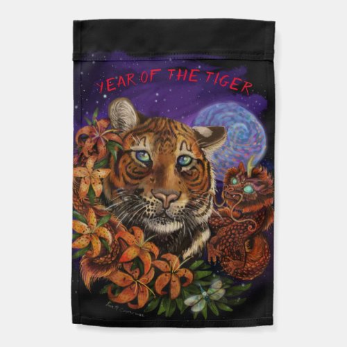 Chinese Year of the Tiger 2022 New Art Garden Flag