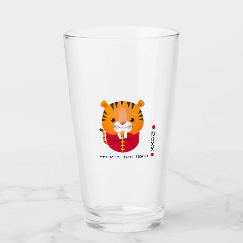 Chinese Year of the Tiger   Custom Year  Glass