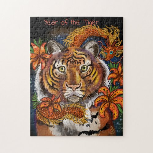 Chinese Year of the Tiger Jigsaw Puzzle