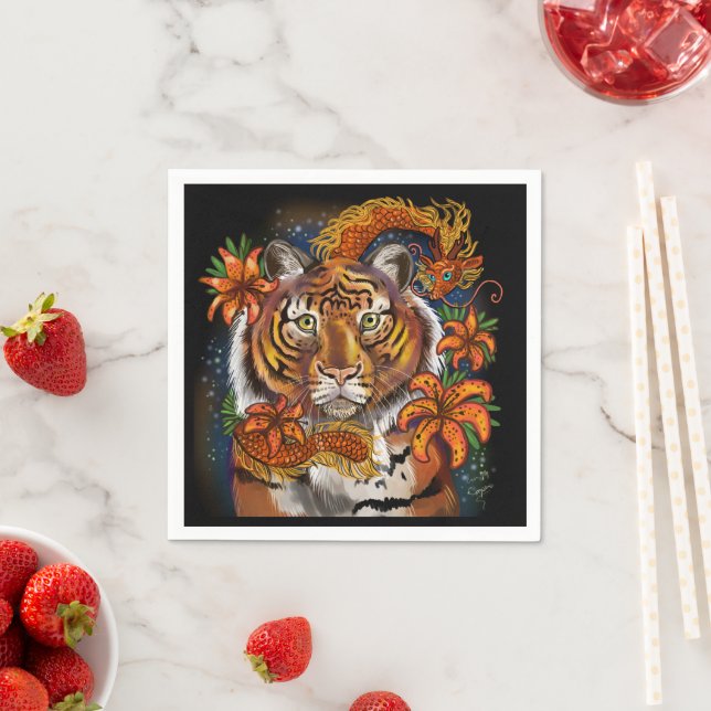 Chinese Year of the Tiger  Napkins (Insitu)