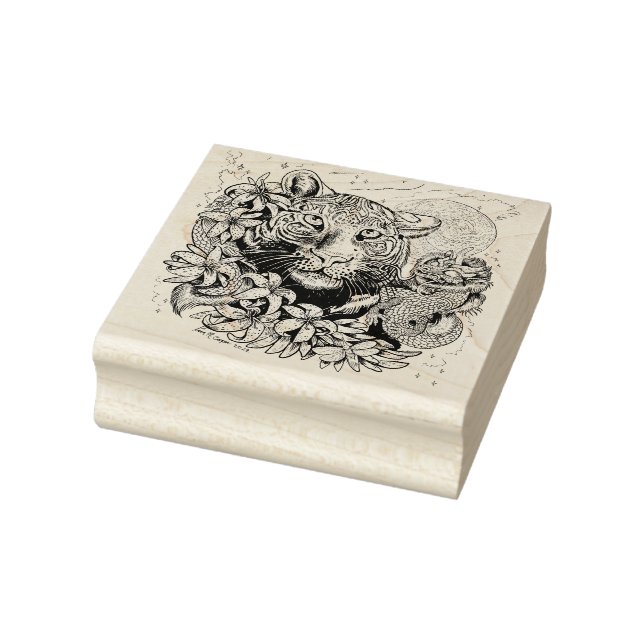 Chinese Year of the Tiger  Rubber Stamp (Stamp)