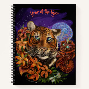 Chinese Year of the Tiger  sketchbook Notebook