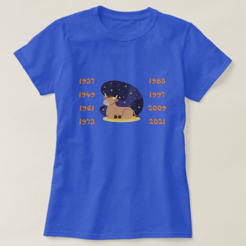 Chinese Years of the Ox T_Shirt