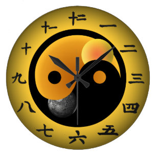 Chinese Yin Yang Clock