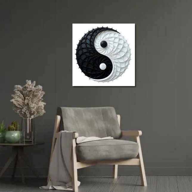 Chinese Yin Yang Energy Duality Poster (Creator Uploaded)