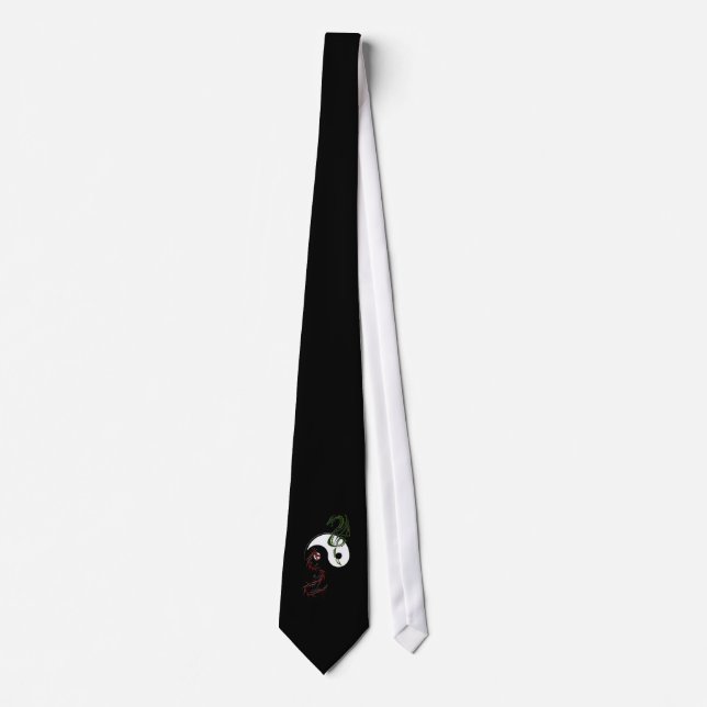 Chinese Yin &Yang Year of the Dragon Tie (Front)