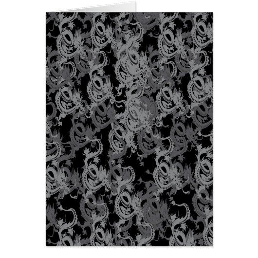 Chinese Ying Yang Dragon Cards (Front)