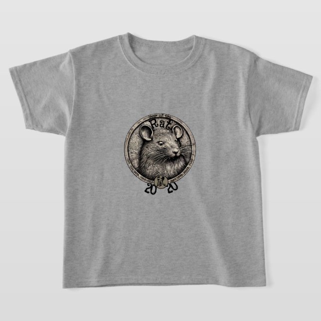 Chinese Zodiac 2020 "Rat"  T-Shirt (Laydown)