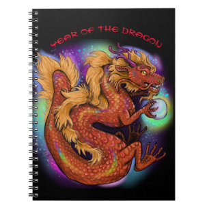 Chinese Zodiac 2024 Year of the Dragon Notebook
