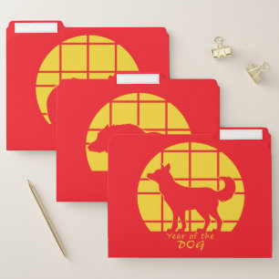 Chinese Zodiac (Dog, Boar, & Rat) File Folder