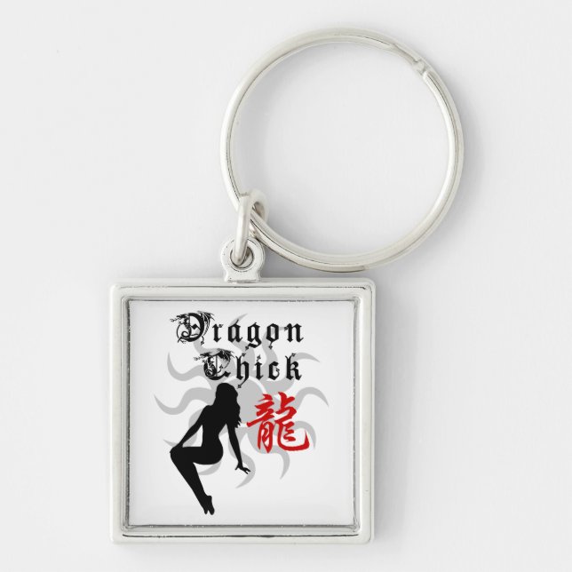 Chinese Zodiac Dragon Chick Keychain (Front)