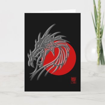 Chinese Zodiac - Dragon Gift Holiday Card by Year_of_Dragon_Tee at Zazzle