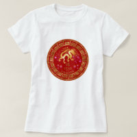 Chinese Zodiac Dragon Red/Gold ID542