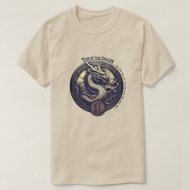Chinese Zodiac "Dragon" T-Shirt (Design Front)