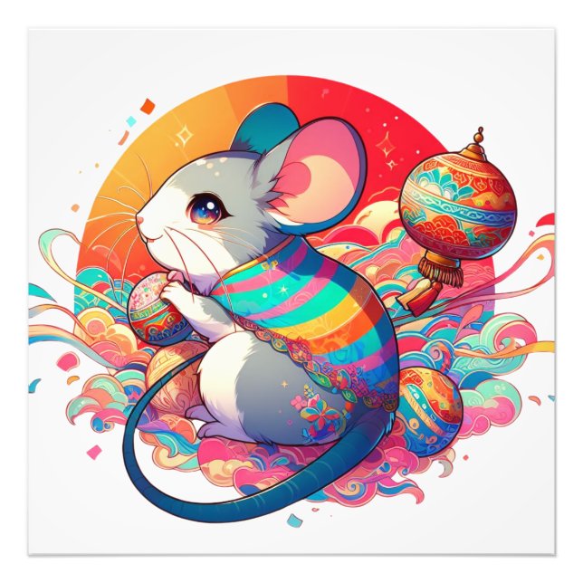 Chinese Zodiac: From Rats to Riches Photo Print (Front)