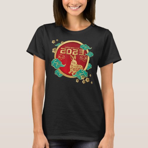 Chinese Zodiac Horoscope Decor New Year of the Rab T_Shirt