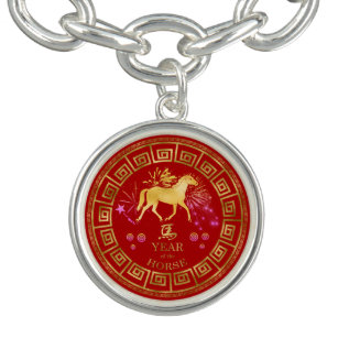 chinese zodiac horse necklace